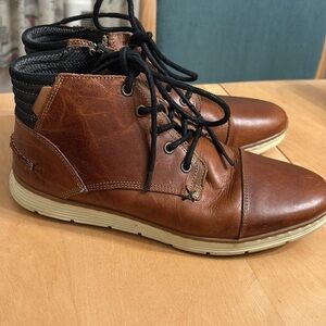 Men's Bull Boxer Adyn Boots.  Brown leather.  Size 8
